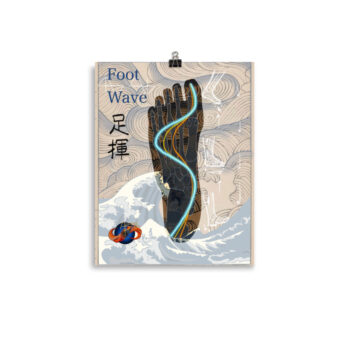 Foot Wave - Energy and Flow of The Foot Poster - Image 2