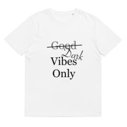 Slashed Good Vibes- Unisex organic cotton t-shirt